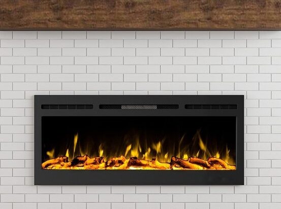 Electric fireplace installation