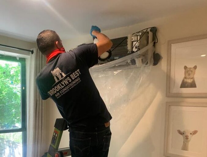 Split AC cleaning
