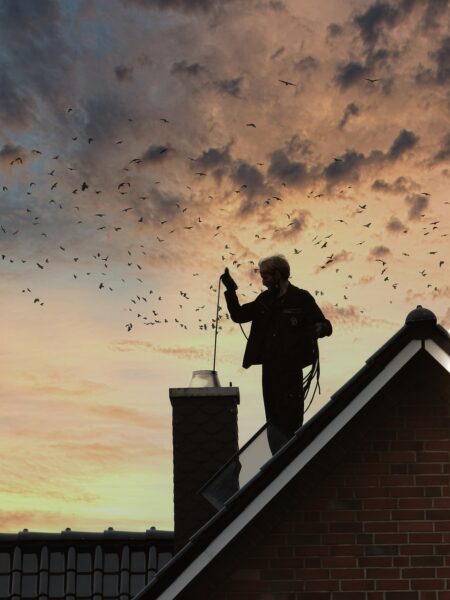 Chimney sweep, chimney